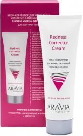 Aravia Professional Крем-корректор для кожи лица, склонной к покраснениям Redness Corrector Cream, 50 мл. фото