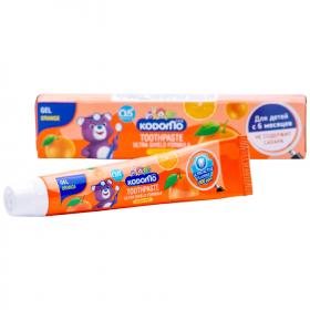 Lion Thailand Зубная гелевая паста для детей с 6 месяцев с ароматом апельсина, 40 г. фото