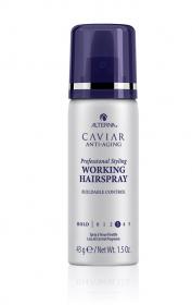 Alterna Лак для волос подвижной фиксации Caviar Anti-Aging Professional Styling Working Hairspray, 50 мл. фото