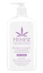 Hempz Увлажняющее молочко для тела Blueberry Lavender  Chamomile Herbal Body, 500 мл. фото