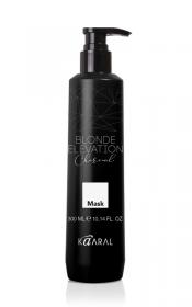 Kaaral Черная угольная тонирующая маска для волос Charcoal Mask, 300 мл. фото