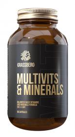 Grassberg Биологически активная добавка к пище Multivit  Minerals, 60 капсул. фото