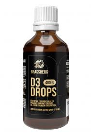 Grassberg Биологически активная добавка к пище Vitamin D3 400IU Drops, 50 мл. фото