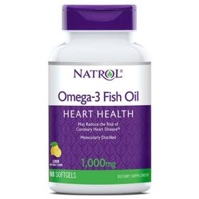Natrol Рыбий жир омега-3 1000 мг, 90 капсул. фото