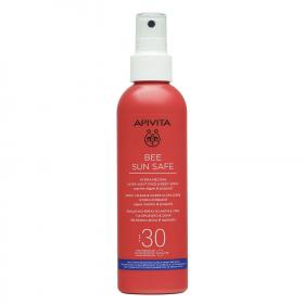 Apivita Солнцезащитный тающий ультра-легкий спрей для лица и тела SPF30, 200 мл. фото