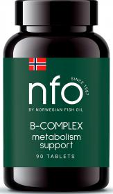 Norwegian Fish Oil Комплекc витаминов B, 90 капсул. фото