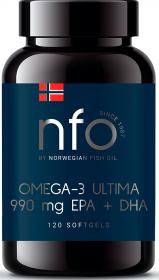 Norwegian Fish Oil Oмега 3 ультима, 120 капсул. фото