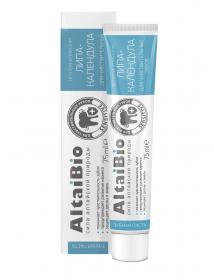 AltaiBio Зубная паста для чувствительных зубов Липа-Календула, 75 мл. фото