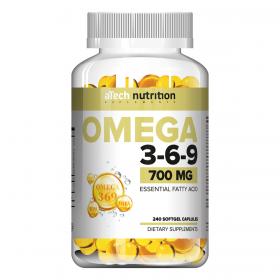 A Tech Nutrition Комплекс Омега 3-6-9 700 мг, 240 мягких капсул. фото