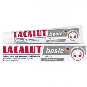 Lacalut Отбеливающая зубная паста Basic White, 75 мл. фото