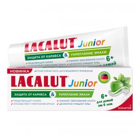 Lacalut Детская зубная паста Junior Защита от кариеса и укрепление эмали 6, 65 г. фото
