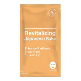 GLAM UP Восстанавливающая тканевая маска с экстрактом японского саке, 21 г. фото