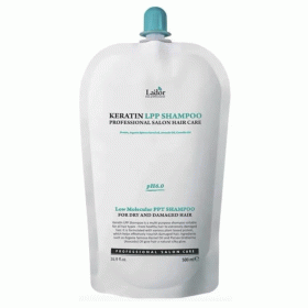LaDor Кератиновый шампунь для для ежедневного ухода Keratin Shampoo Ph 6.0, сменный блок 500 мл. фото