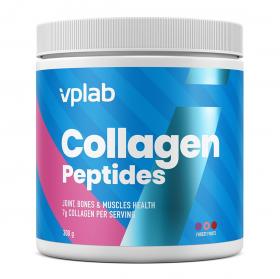 VPLAB Комплекс Collagen Peptides со вкусом лесных ягод для поддержки красоты и молодости, 300 г. фото