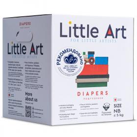 Little Art Детские подгузники в индивидуальной упаковке для новорожденных  размер NB до 5 кг, 36 шт. фото