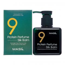 Masil Несмываемый протеиновый бальзам для поврежденных волос 9 Protein Perfume Silk Balm, 180 мл. фото