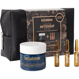 La Cabine Подарочный набор Revive Elixir Limited Edition в косметичке крем для лица 50 мл  сыворотка 3 шт х 2 мл. фото