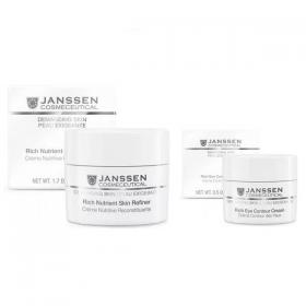 Janssen Cosmetics Набор для питания кожи крем SPF15 50 мл  крем для век 15 мл. фото