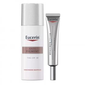 Eucerin Набор для ежедневного ухода крем для кожи вокруг глаз 15 мл  дневной крем 50 мл. фото