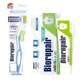 Biorepair Детский набор для ухода за полостью рта зубная паста 75 мл  зубная щетка. фото