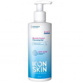 Icon Skin Противовоспалительный очищающий гель для лица и тела Blemish Control, 250 мл. фото
