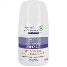Jonzac Нежный шариковый дезодорант для чувствительной кожи 24 часа Deo Soin Haute Tolerance, 50 мл. фото