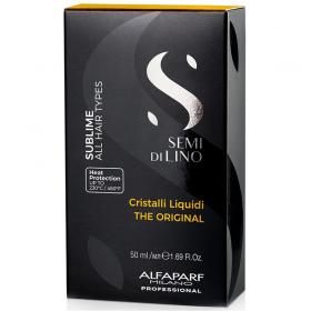 Alfaparf Milano Масло с термозащитой против секущихся волос, придающее блеск Cristalli Liquidi The Original, 50 мл. фото