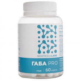 Nooteria Labs Габа ГАМК Pro 500 мг, 60 капсул. фото