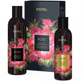 Estel Подарочный набор Rose шампунь 250 мл  бальзам 200 мл. фото