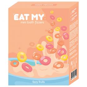 Eat My Мини-бомбочки для ванны Шипучие фрукты, 180 г. фото