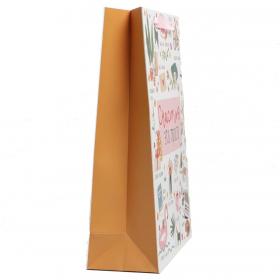 Подарочная упаковка Пакет ламинированный вертикальный Счастье это просто, 31  40  11,5 см. фото