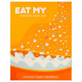 Eat My Соль-шиммер для ванны Кокосово-сливочные карамельки. фото