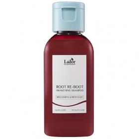 LaDor Шампунь для сухих и тонких волос Awakening Shampoo Красный женьшень и пивные дрожжи, 50 мл. фото