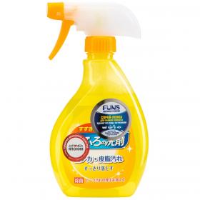 Funs Спрей-пенка чистящая для ванной комнаты с ароматом апельсина и мяты, 380 мл. фото