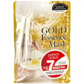 Japan Gals Маска с золотым составом Essence Mask, 7 шт. фото