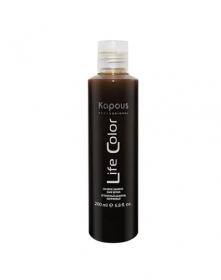 Kapous Professional Оттеночный шампунь для волос Life Color коричневый, 200 мл. фото