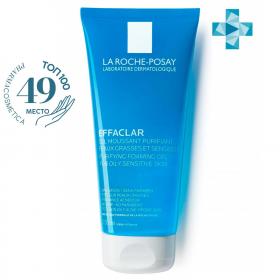 La Roche-Posay Очищающий пенящийся гель для жирной чувствительной кожи, 200 мл. фото