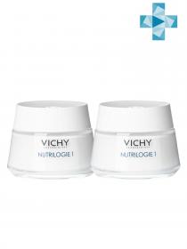 Vichy Комплект Kрем-уход глубокого действия для сухой кожи Нутриложи 1, 2 шт. по 50 мл. фото