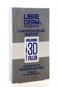 Librederm Гиалуроновый 3D филлер бальзам для губ, 20 мл. фото