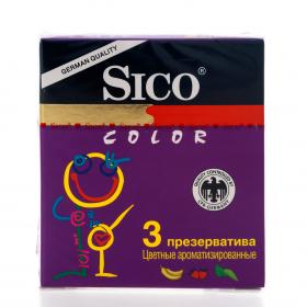 Sico Презервативы  3 color. фото
