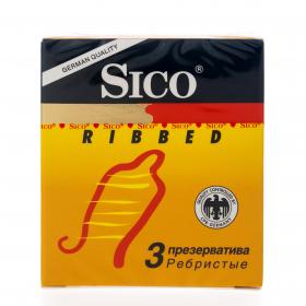 Sico Презервативы  3 ribbed. фото
