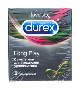 Durex Презервативы Long Play performa, 3 шт. фото