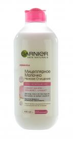 Garnier Мицеллярное молочко для снятия макияжа Нежное очищение для сухой и чувствительной кожи, 400 мл. фото