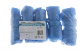 Чистовье Бахилы медицинские одноразовые полиэтиленовые синие, 100 х 2,2 г. фото