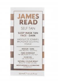 James Read Ночная маска для лица уход и загар темная Sleep Mask Tan Go Darker Face, 50 мл. фото