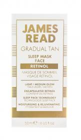James Read Ночная маска для лица уход и загар с ретинолом Sleep Mask Face With Retinol, 50 мл. фото