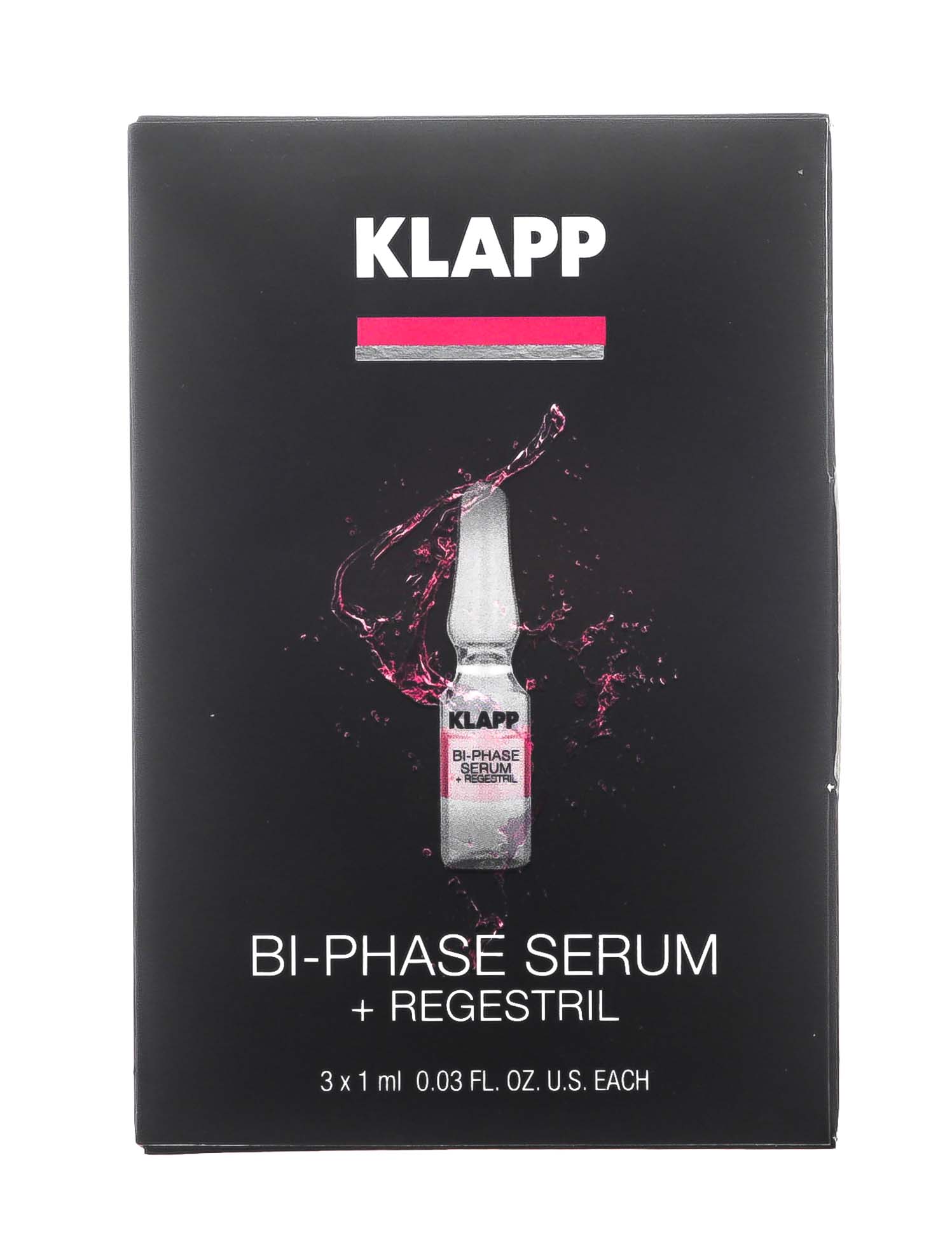 Klapp Двухфазная сыворотка "Регестрил" Power Effect Bi-Phase Serum + Regestril, 3х1мл (Klapp, Power Effect), Power Effect
Klapp Двухфазная сыворотка "Регестрил" Power Effect Bi-Phase Serum + Regestril, 3х1мл (Klapp, Power Effect), Power Effect