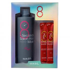 Masil Набор для восстановления волос шампунь, 2 шт х 8 мл  маска, 350 мл. фото