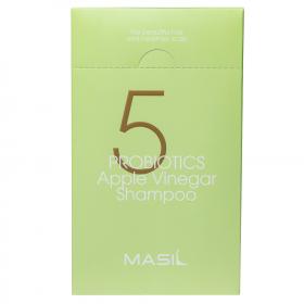 Masil Шампунь с яблочным уксусом и пробиотиками против перхоти Probiotics Apple Vinegar Shampoo, 8 х 20 мл. фото