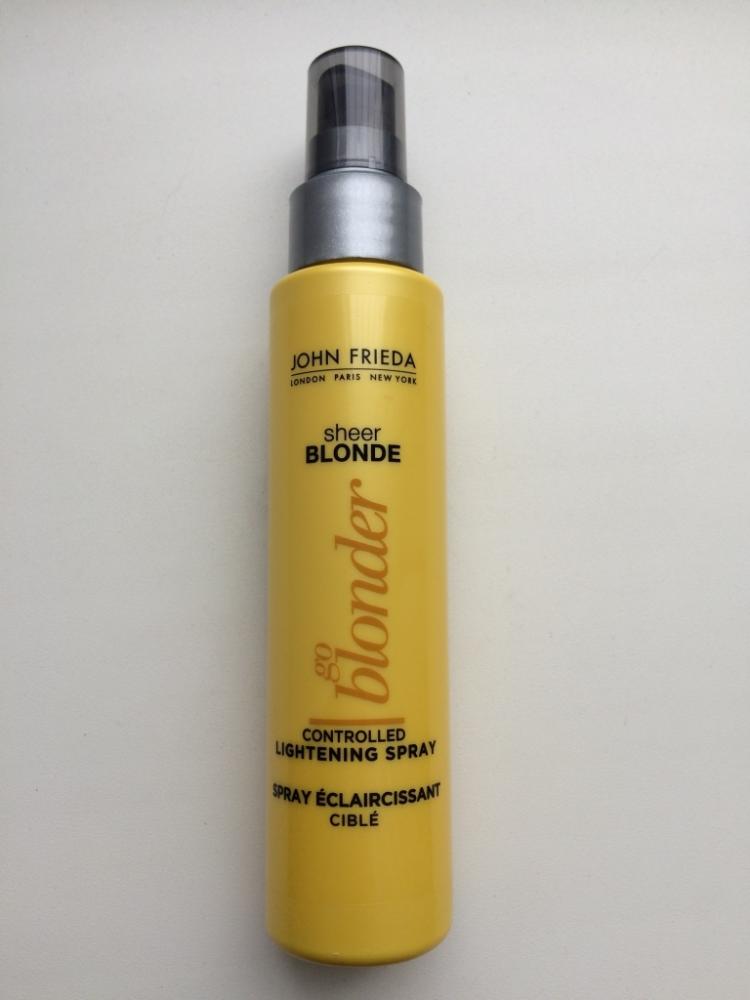 Blonde спрей. Спрей John Frieda blonde. John Frieda go blonder спрей. John Frieda осветляющий спрей.